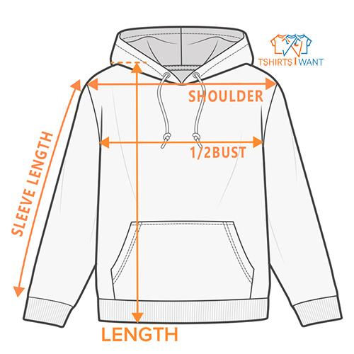 3D Hoodie Size Chart