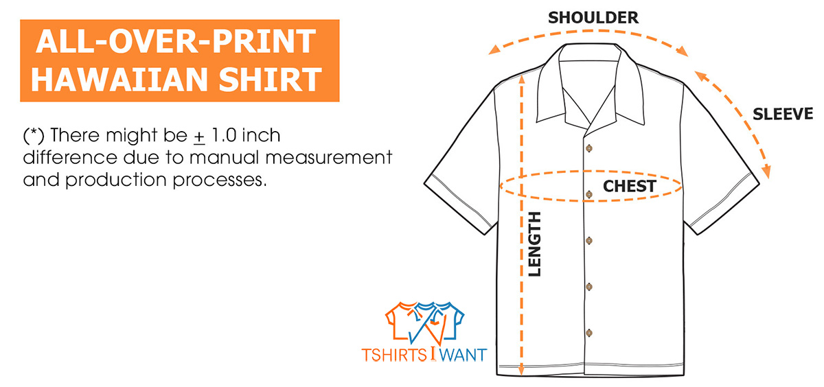 Hawaiian Shirt Size Chart